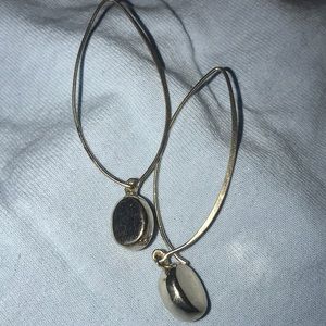 Silpada .925 teardrop threader earrings